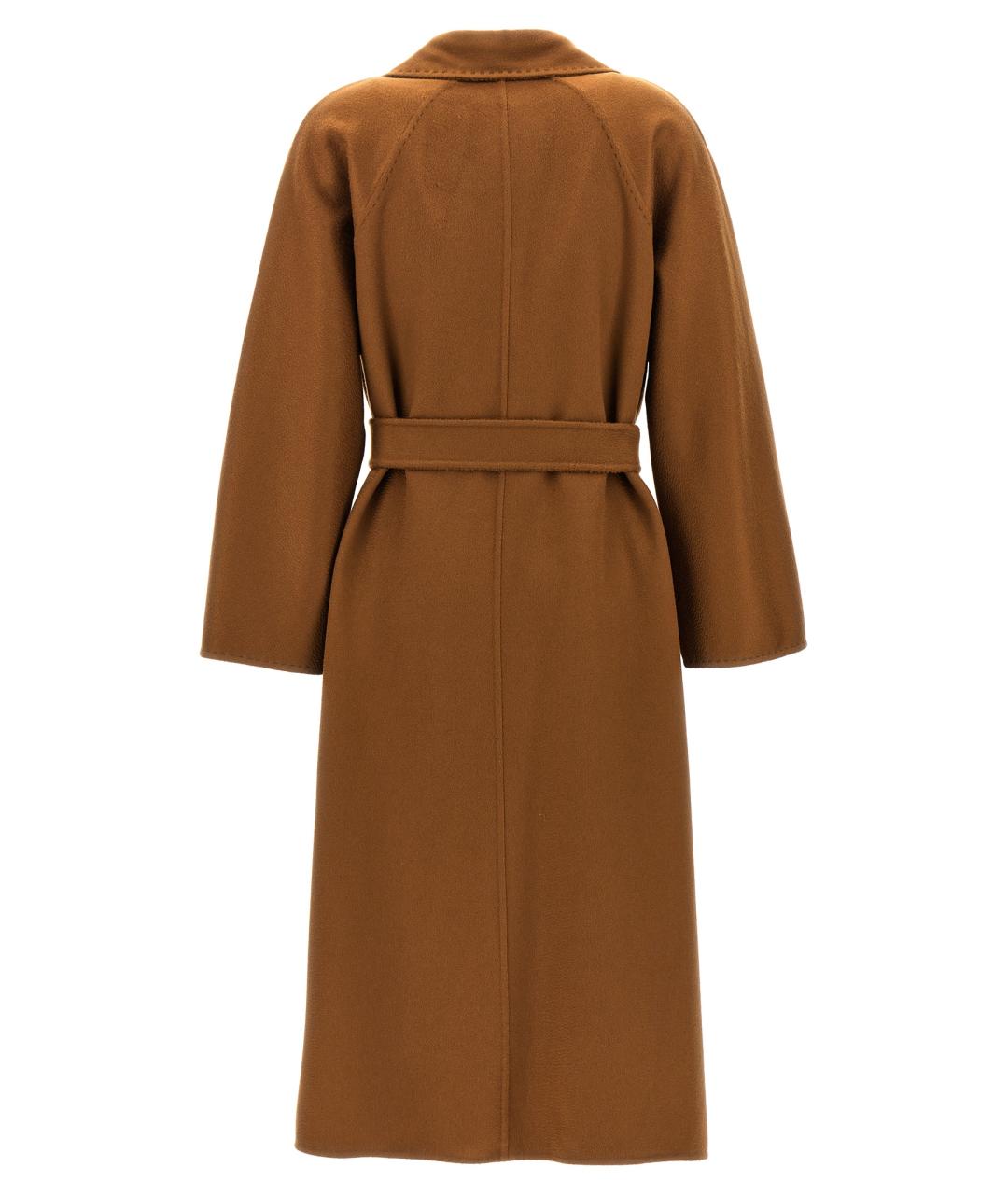 MAX MARA Коричневое кашемировое пальто, фото 2