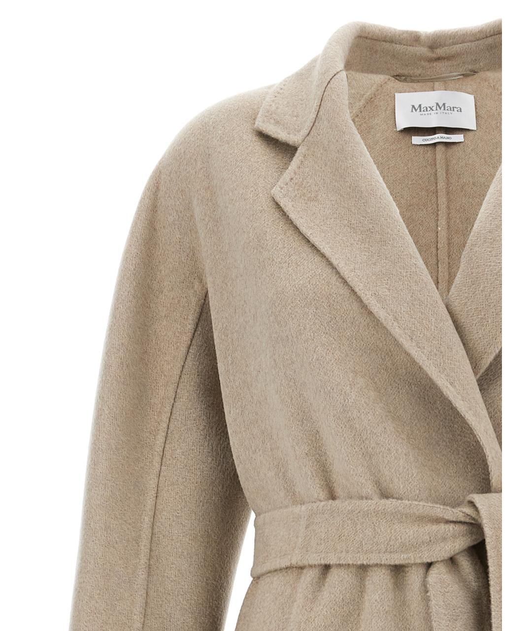 MAX MARA Бежевое кашемировое пальто, фото 3