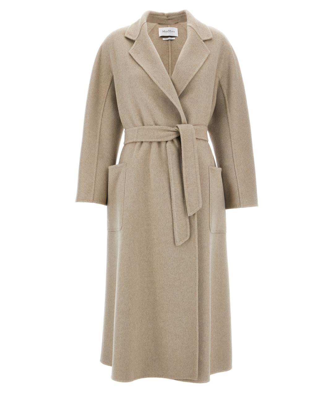 MAX MARA Бежевое кашемировое пальто, фото 1