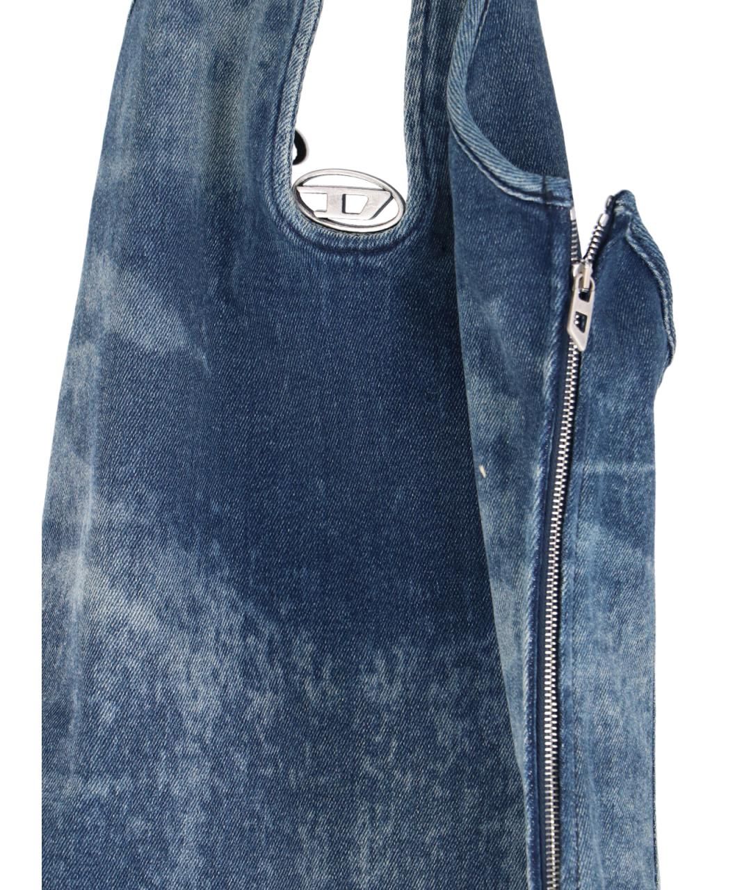 DIESEL Синяя хлопковая майка, фото 3