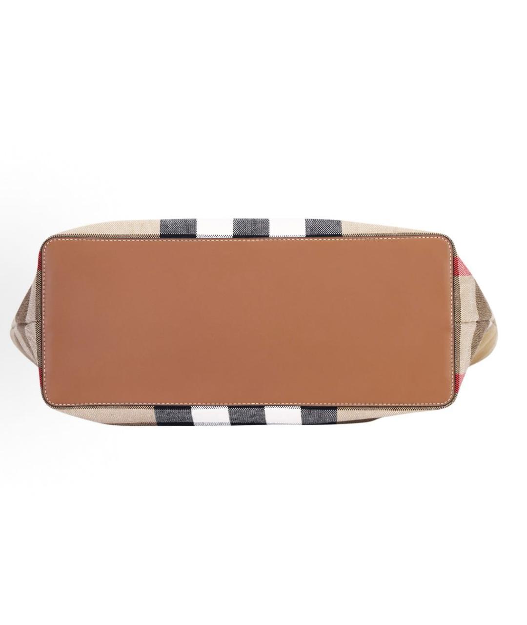 BURBERRY Бежевая сумка тоут, фото 5