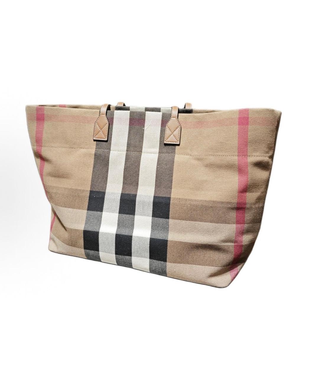 BURBERRY Бежевая сумка тоут, фото 2