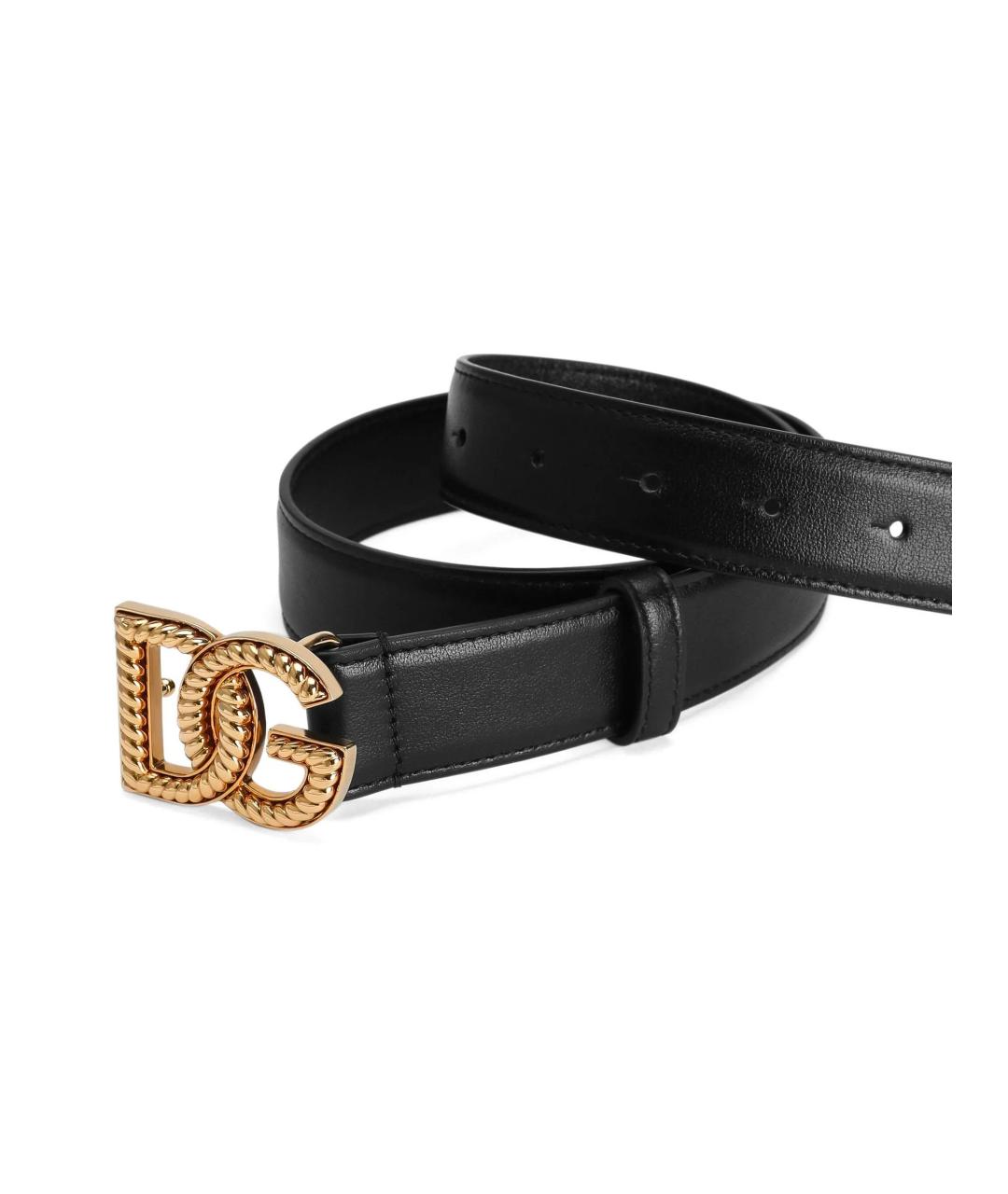 DOLCE&GABBANA Черный ремень, фото 2