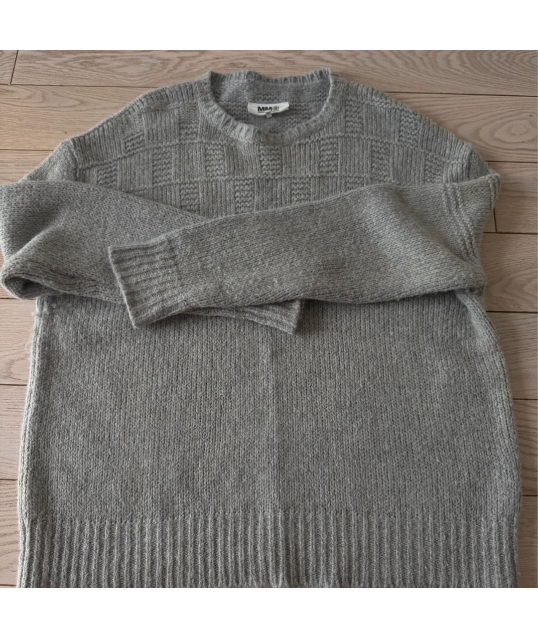 MM6 MAISON MARGIELA Антрацитовый кашемировый джемпер / свитер, фото 2