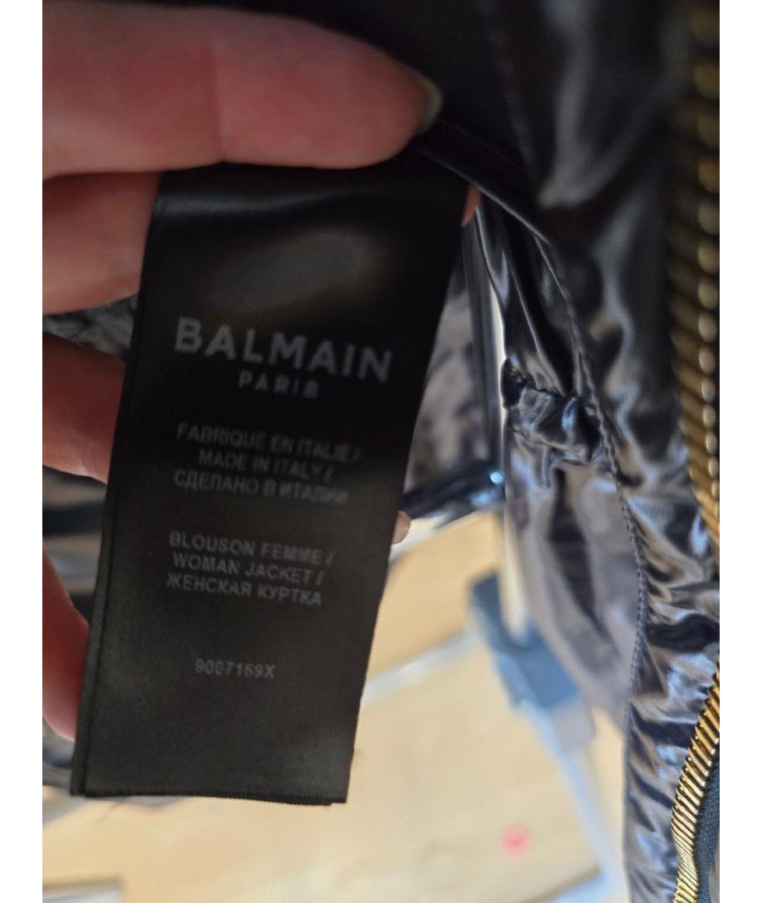BALMAIN Черная куртка, фото 7