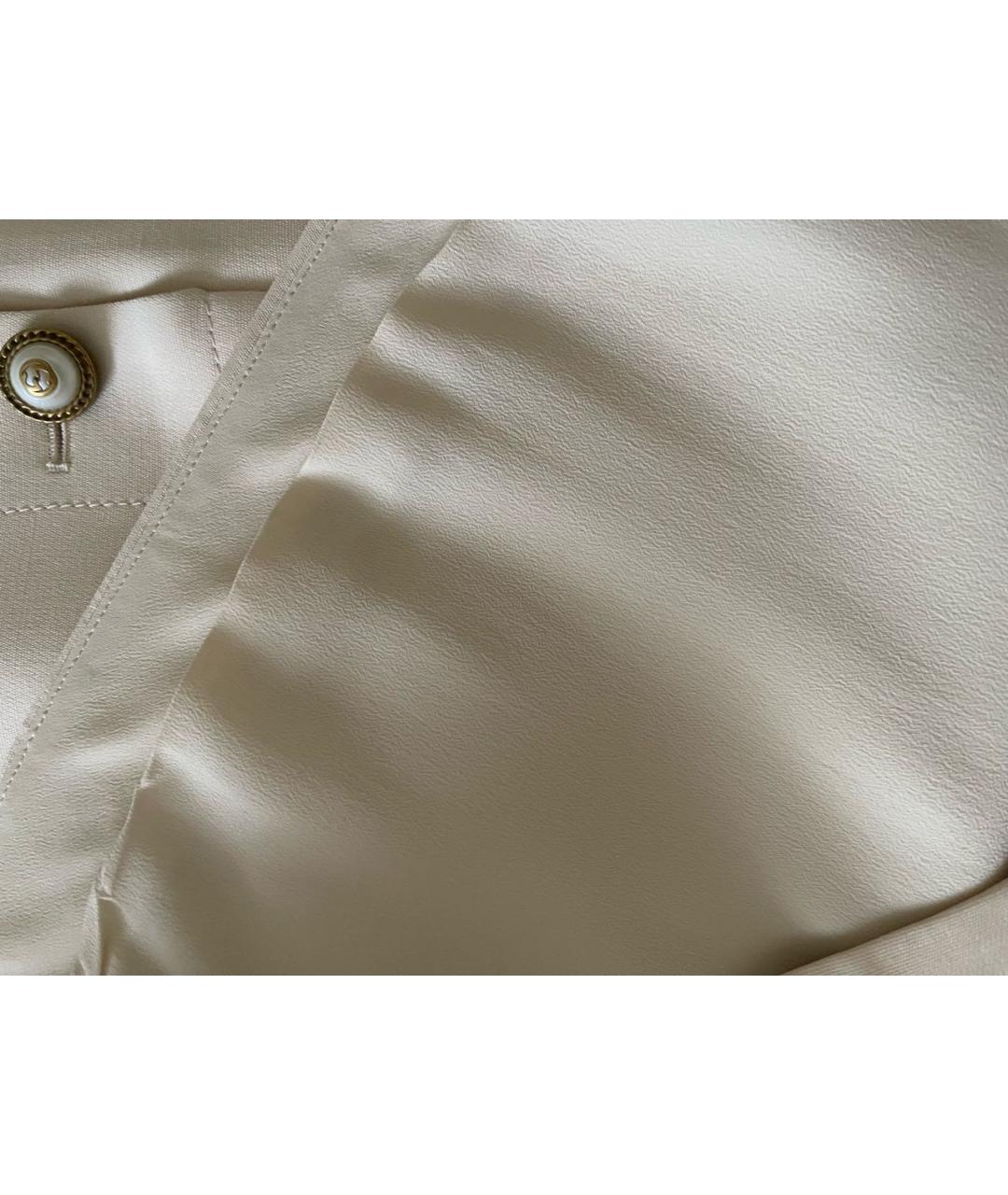 GUCCI Бежевая шерстяная юбка миди, фото 5