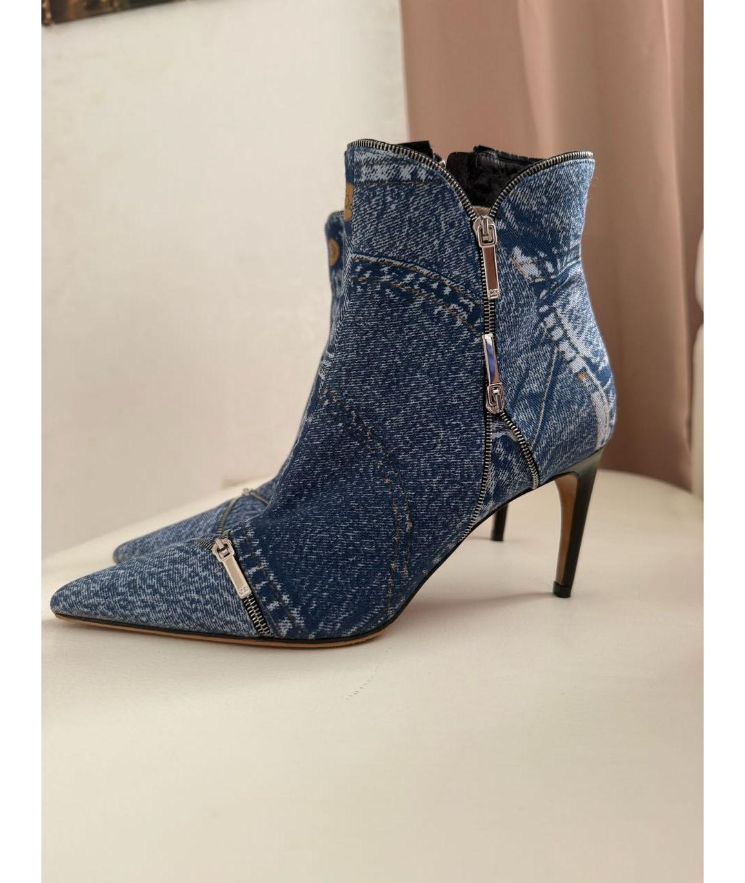 CHRISTIAN DIOR Синие ботильоны, фото 9