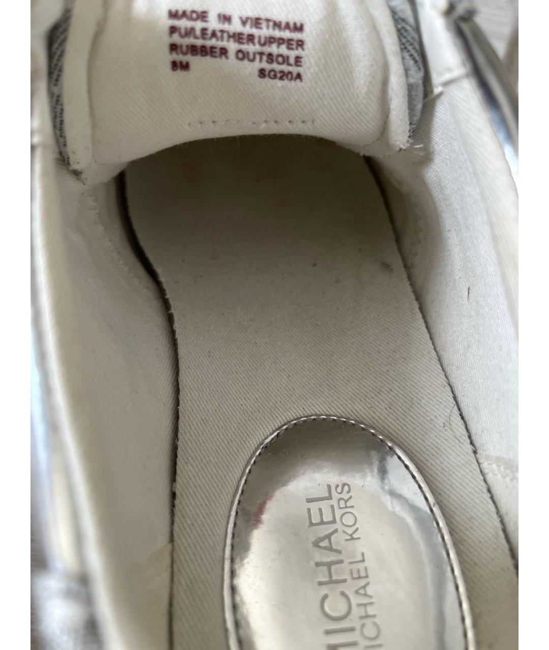 MICHAEL KORS Белые кроссовки, фото 6
