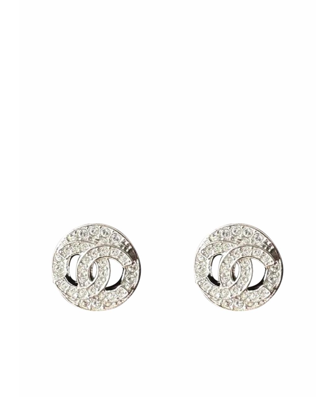 CHANEL Серебряные с серебряным покрытием серьги, фото 1
