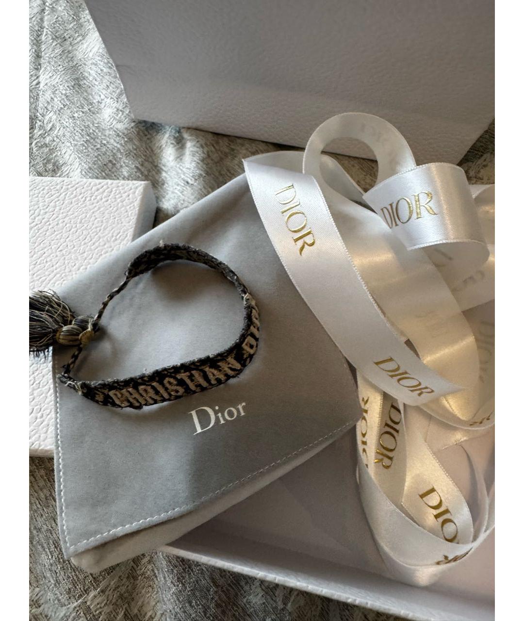 CHRISTIAN DIOR Антрацитовый браслет, фото 4