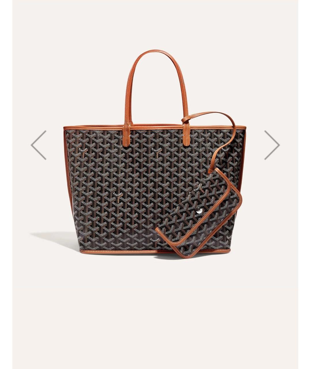 GOYARD Коричневая сумка тоут, фото 5