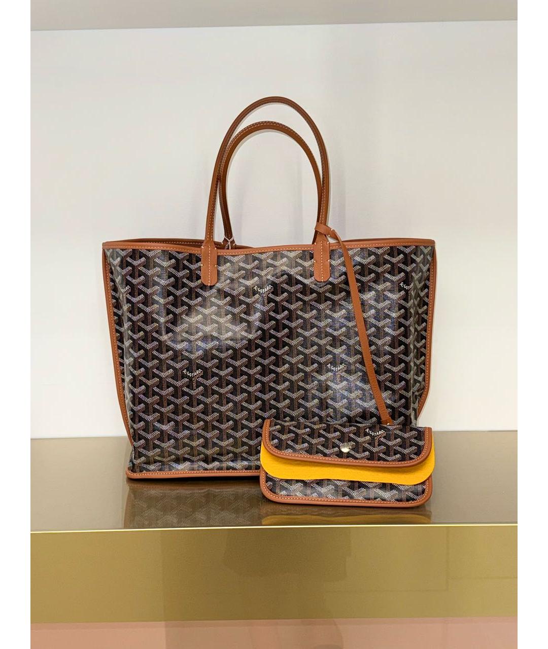 GOYARD Коричневая сумка тоут, фото 2