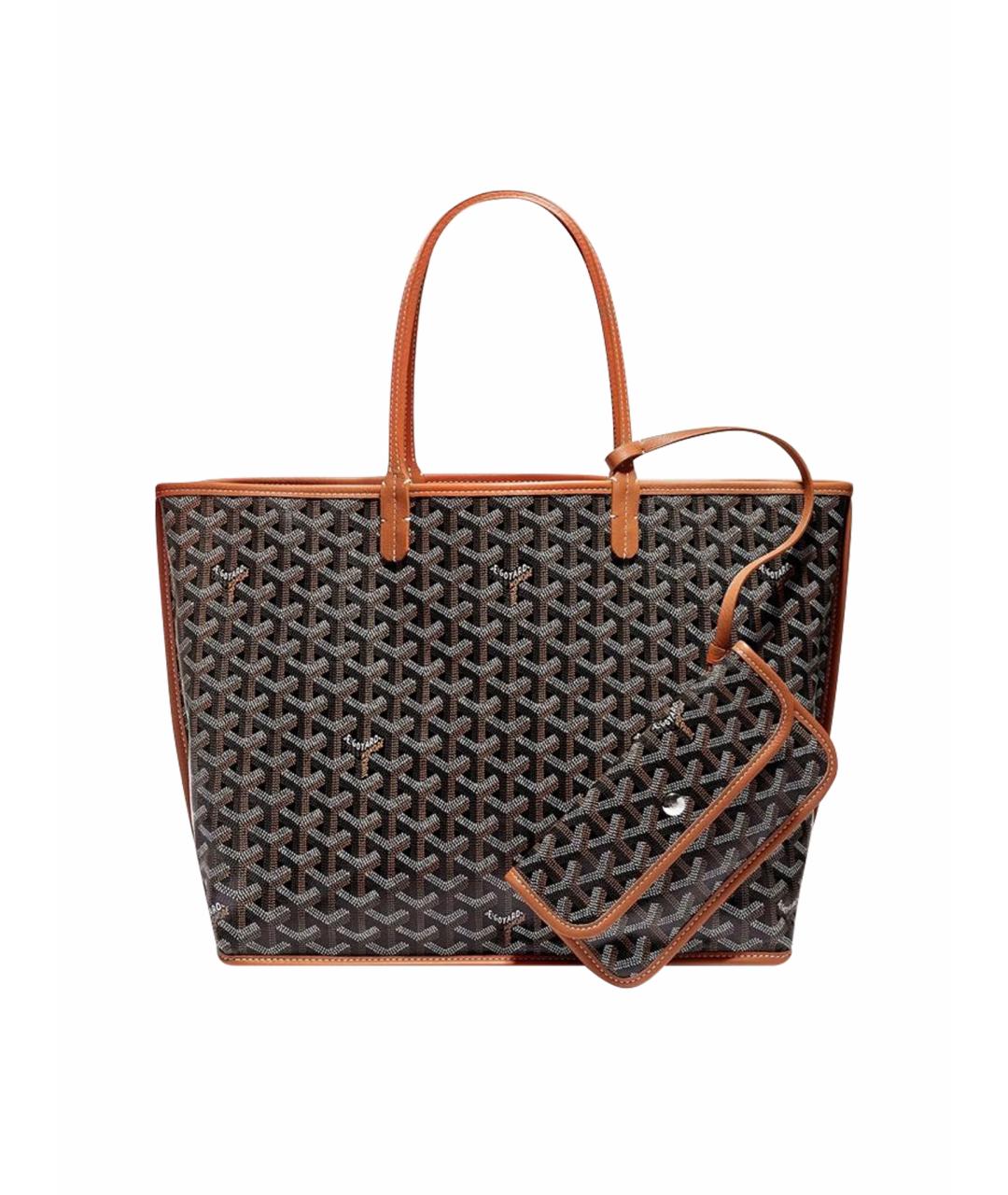 GOYARD Коричневая сумка тоут, фото 1