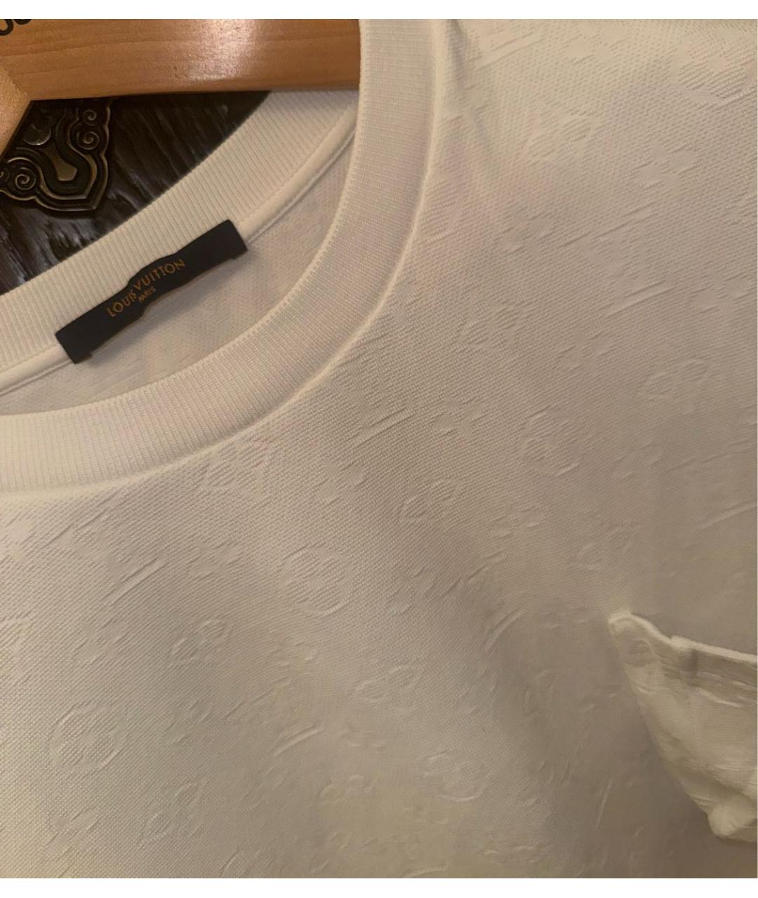 LOUIS VUITTON Белая футболка, фото 3