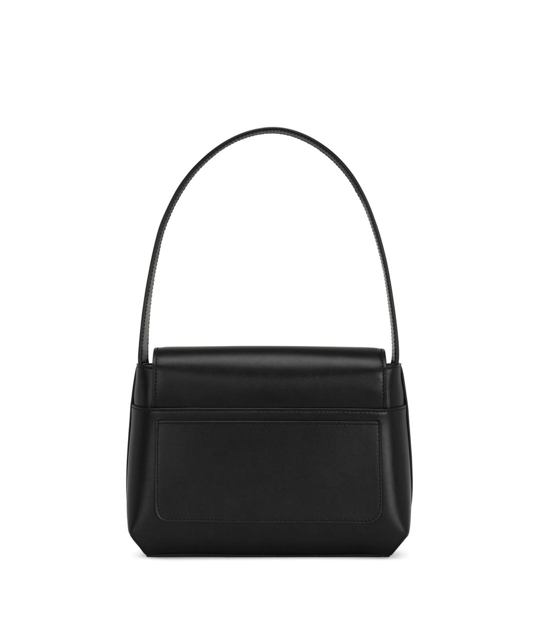 DOLCE&GABBANA Черная кожаная сумка на плечо, фото 3