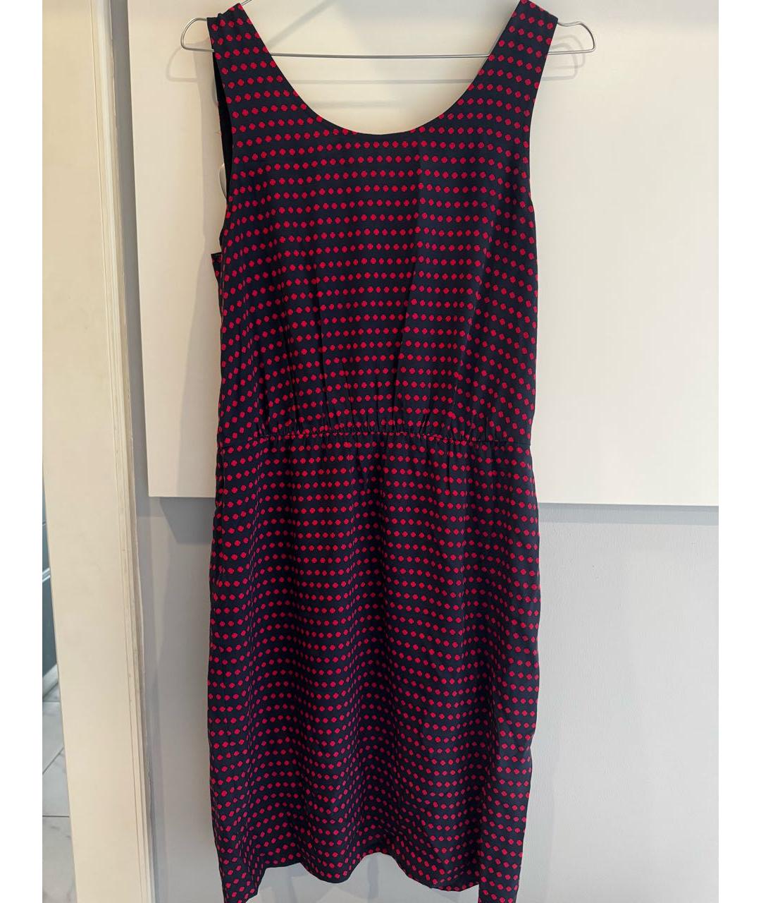 MARC BY MARC JACOBS Темно-синее шелковое коктейльное платье, фото 9