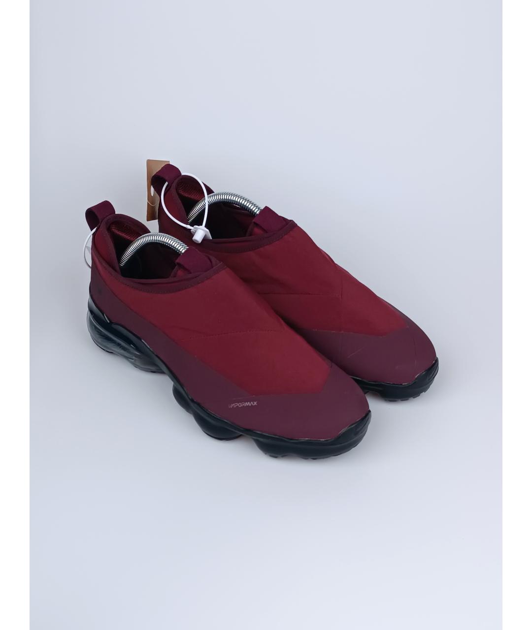 NIKE Бордовые текстильные низкие кроссовки / кеды, фото 6