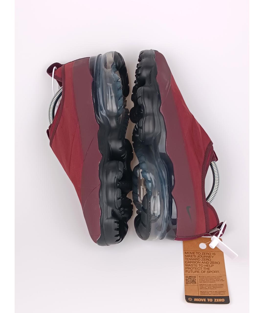 NIKE Бордовые текстильные низкие кроссовки / кеды, фото 8