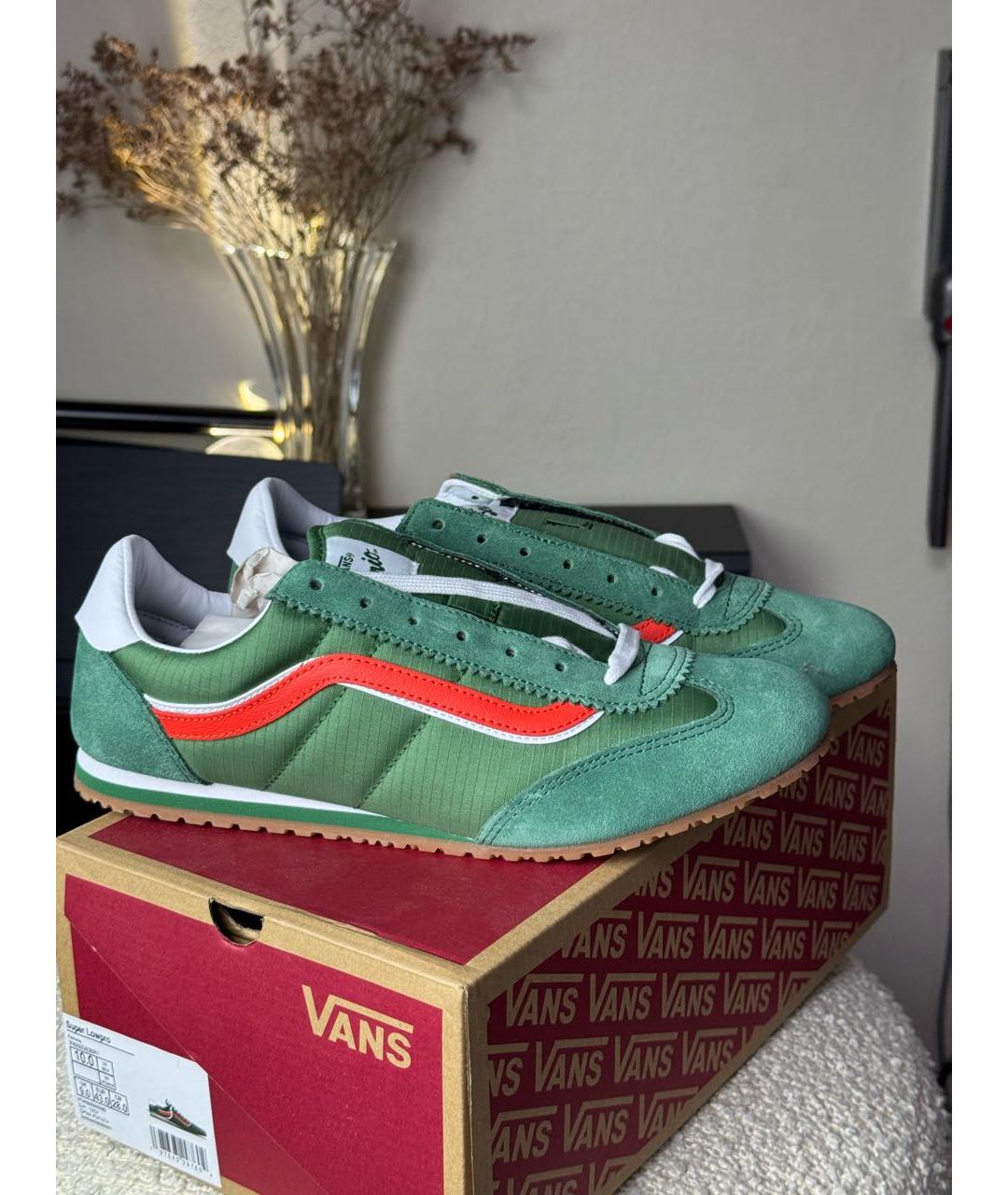 VANS Зеленые низкие кроссовки / кеды, фото 2