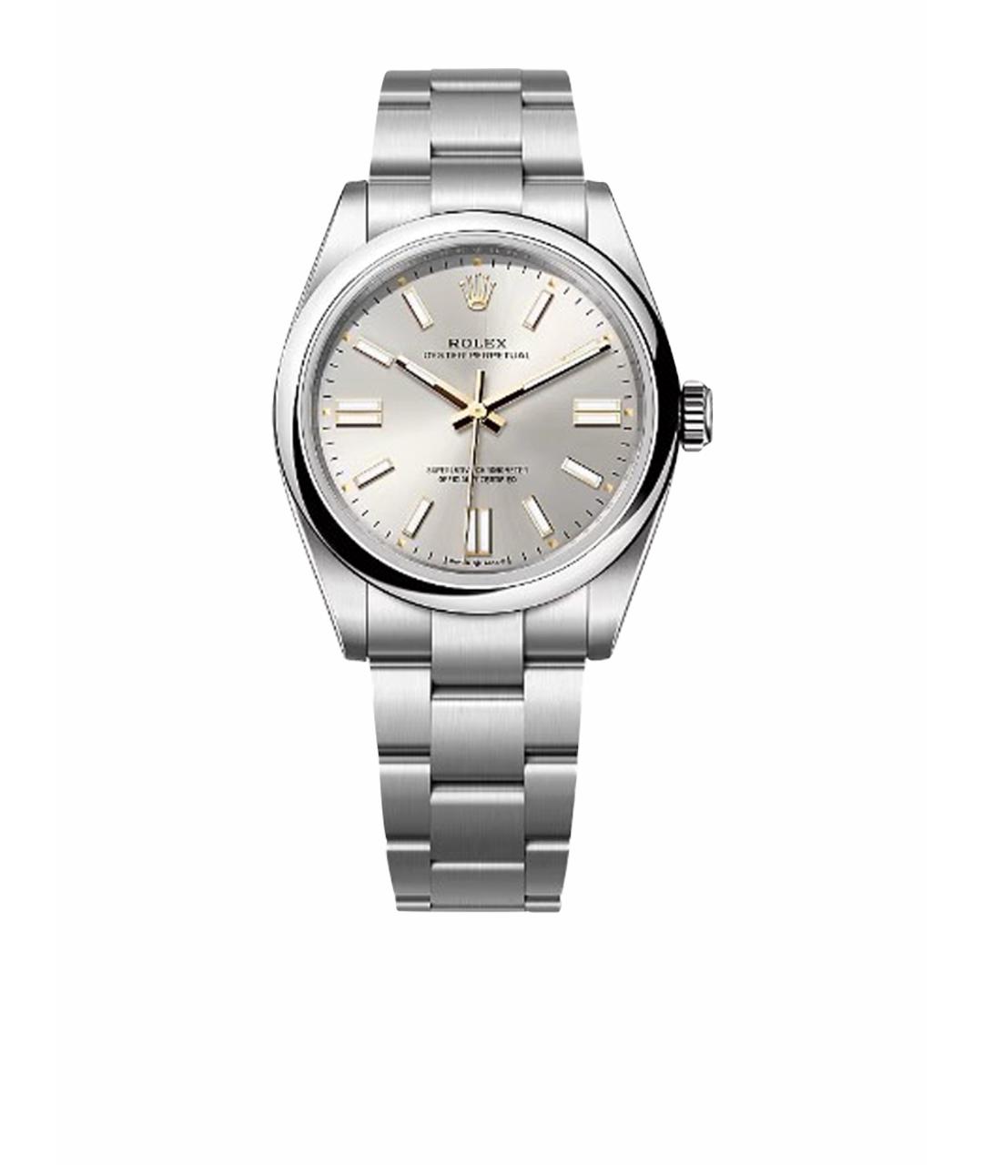 ROLEX Серебряные часы, фото 1