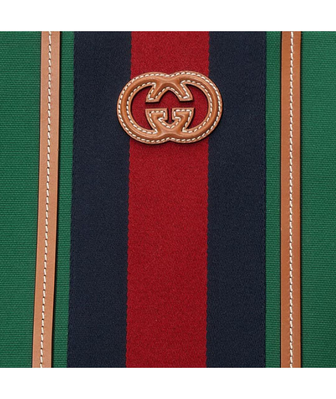GUCCI Зеленая сумка тоут, фото 9