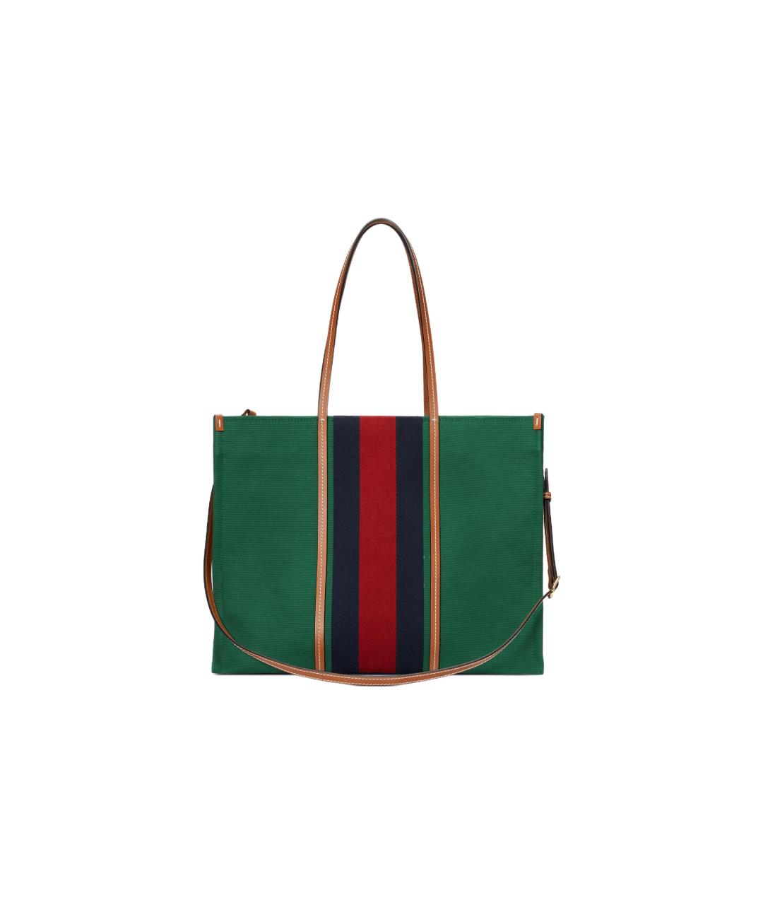 GUCCI Зеленая сумка тоут, фото 4