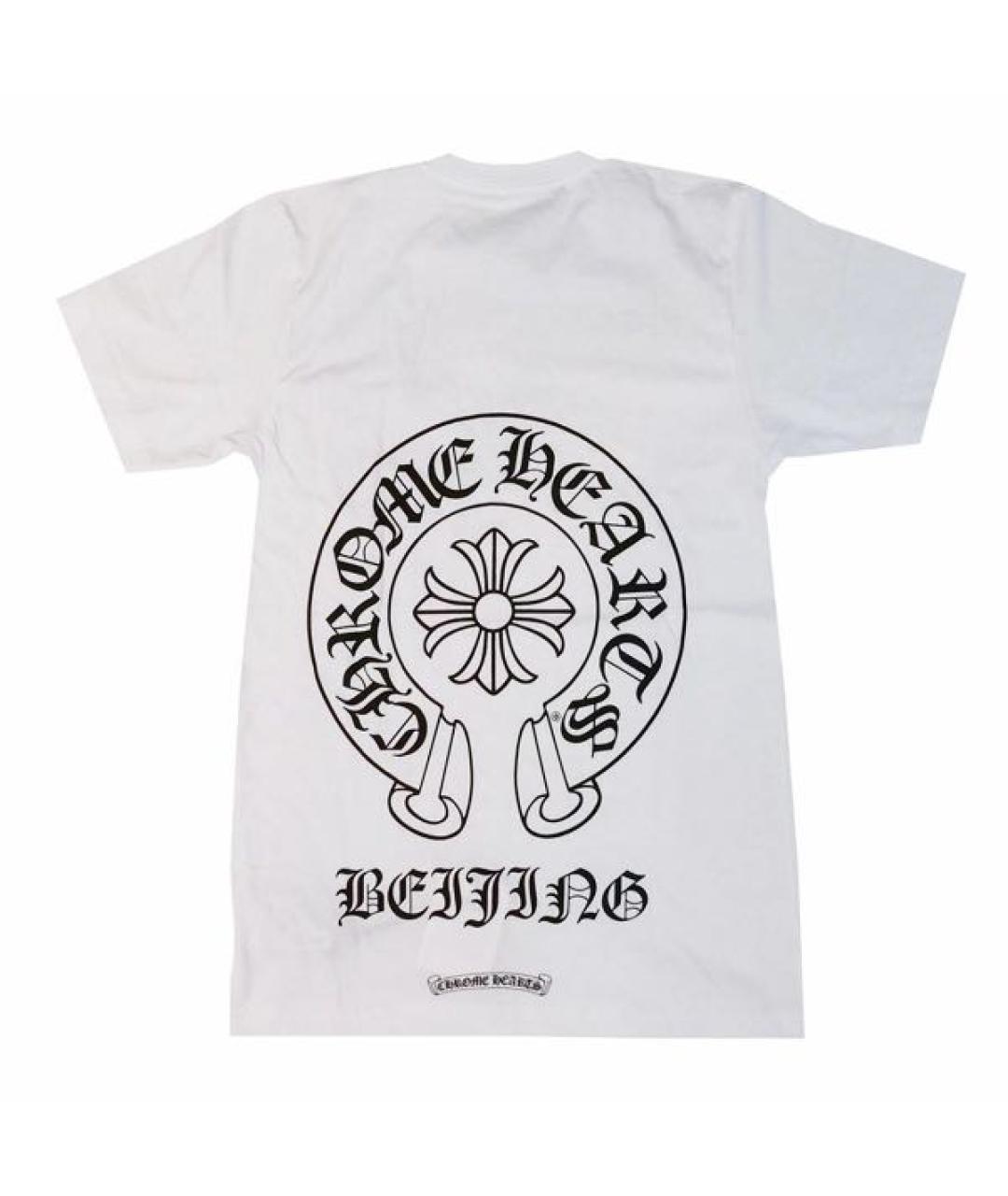 CHROME HEARTS Белая хлопковая футболка, фото 1