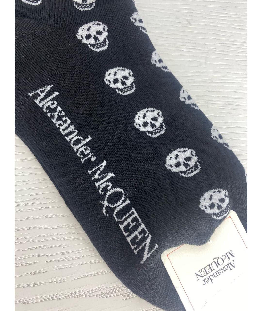 ALEXANDER MCQUEEN Черные носки, чулки и колготы, фото 3