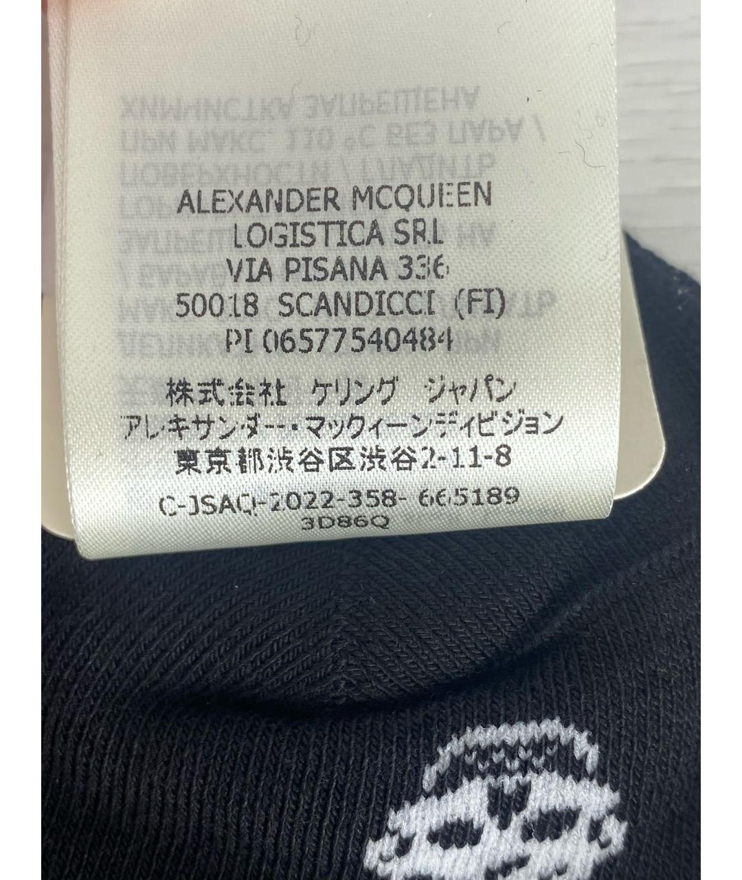 ALEXANDER MCQUEEN Черные носки, чулки и колготы, фото 6
