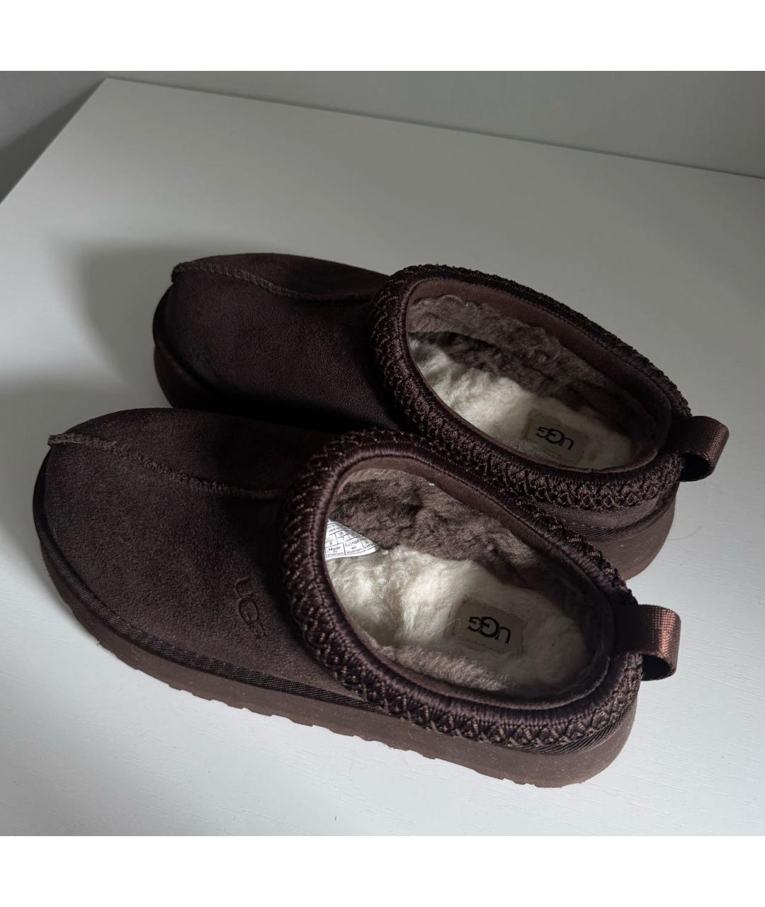 UGG AUSTRALIA Коричневые замшевые ботинки, фото 2