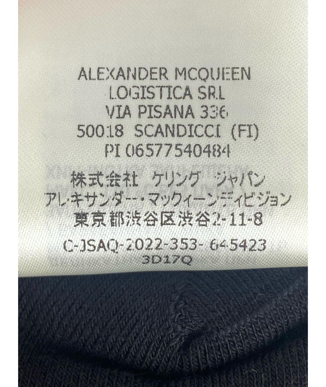 ALEXANDER MCQUEEN Черные носки, чулки и колготы, фото 7