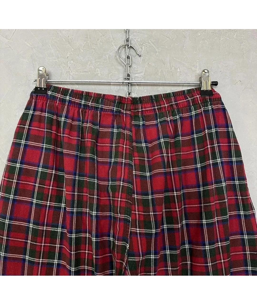 POLO RALPH LAUREN Красные хлопковые повседневные брюки, фото 3
