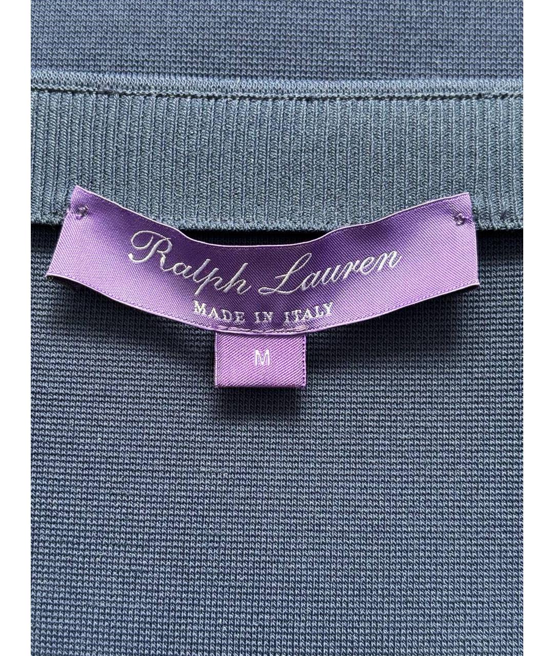 RALPH LAUREN Синяя юбка миди, фото 5
