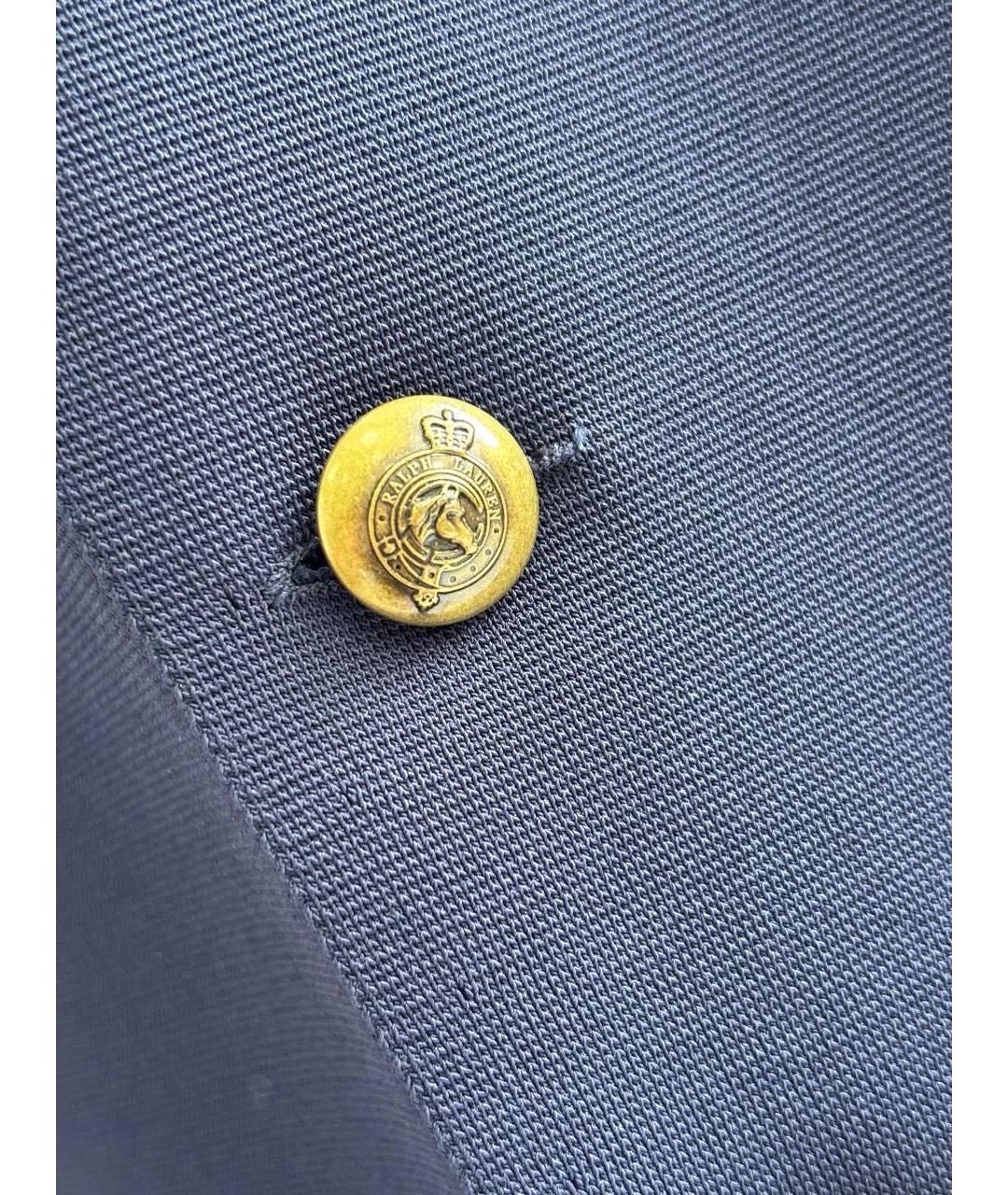 RALPH LAUREN Синяя юбка миди, фото 7