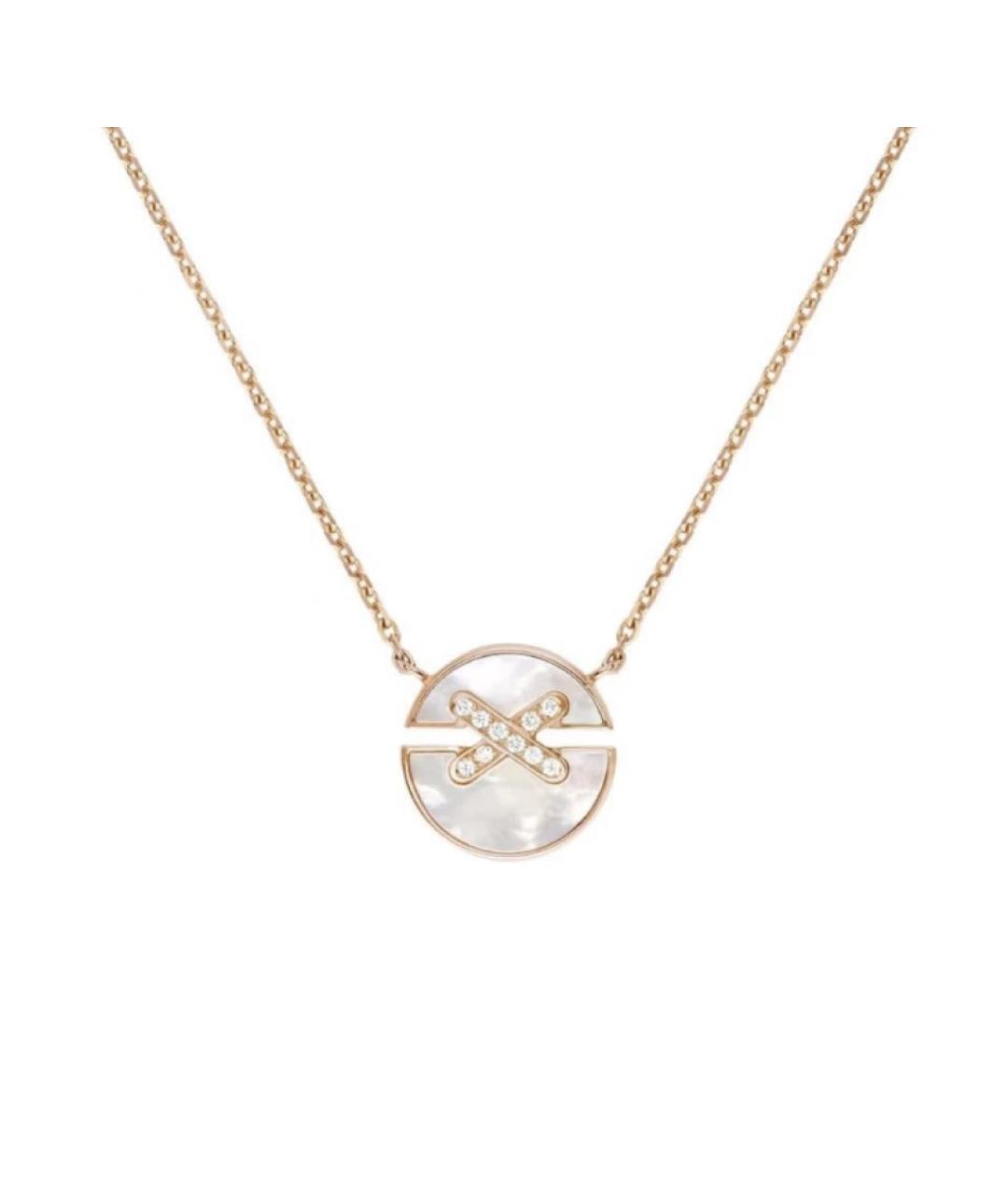 CHAUMET Белое колье из розового золота, фото 1