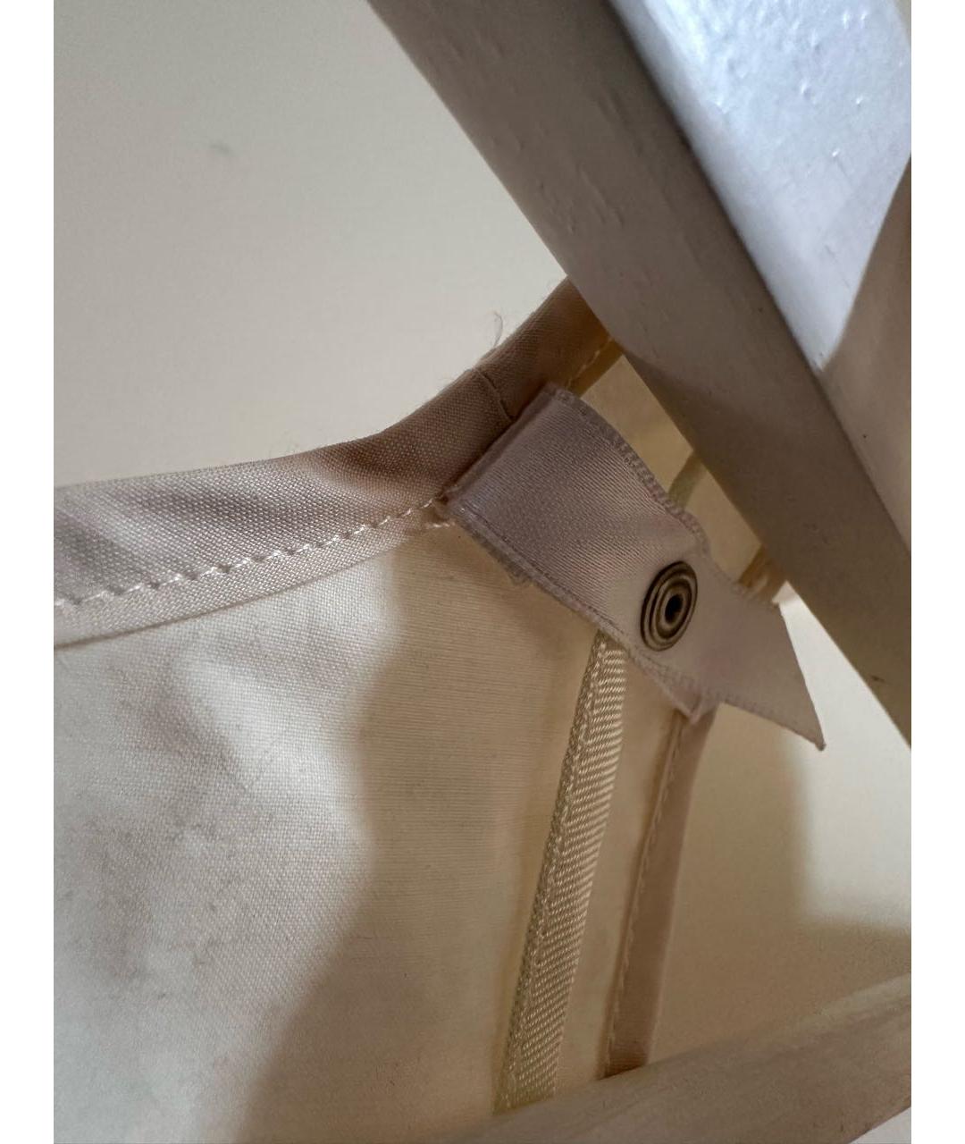 MAISON MARGIELA Бежевое вискозное повседневное платье, фото 5