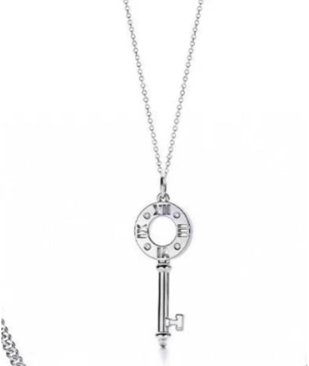 TIFFANY&CO Белое колье из белого золота, фото 7