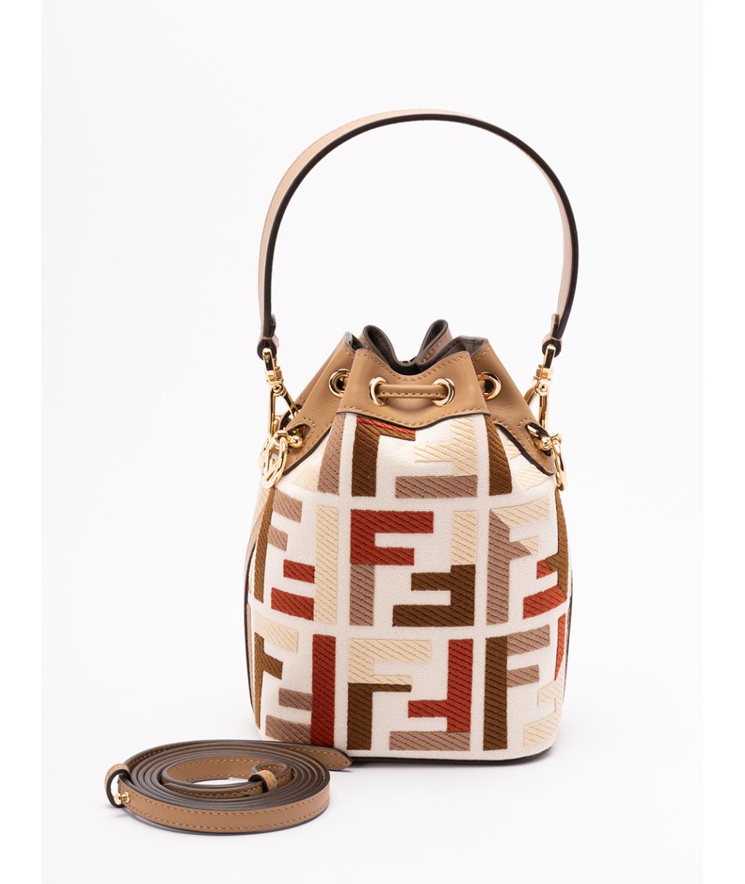 FENDI Мульти хлопковая сумка тоут, фото 2