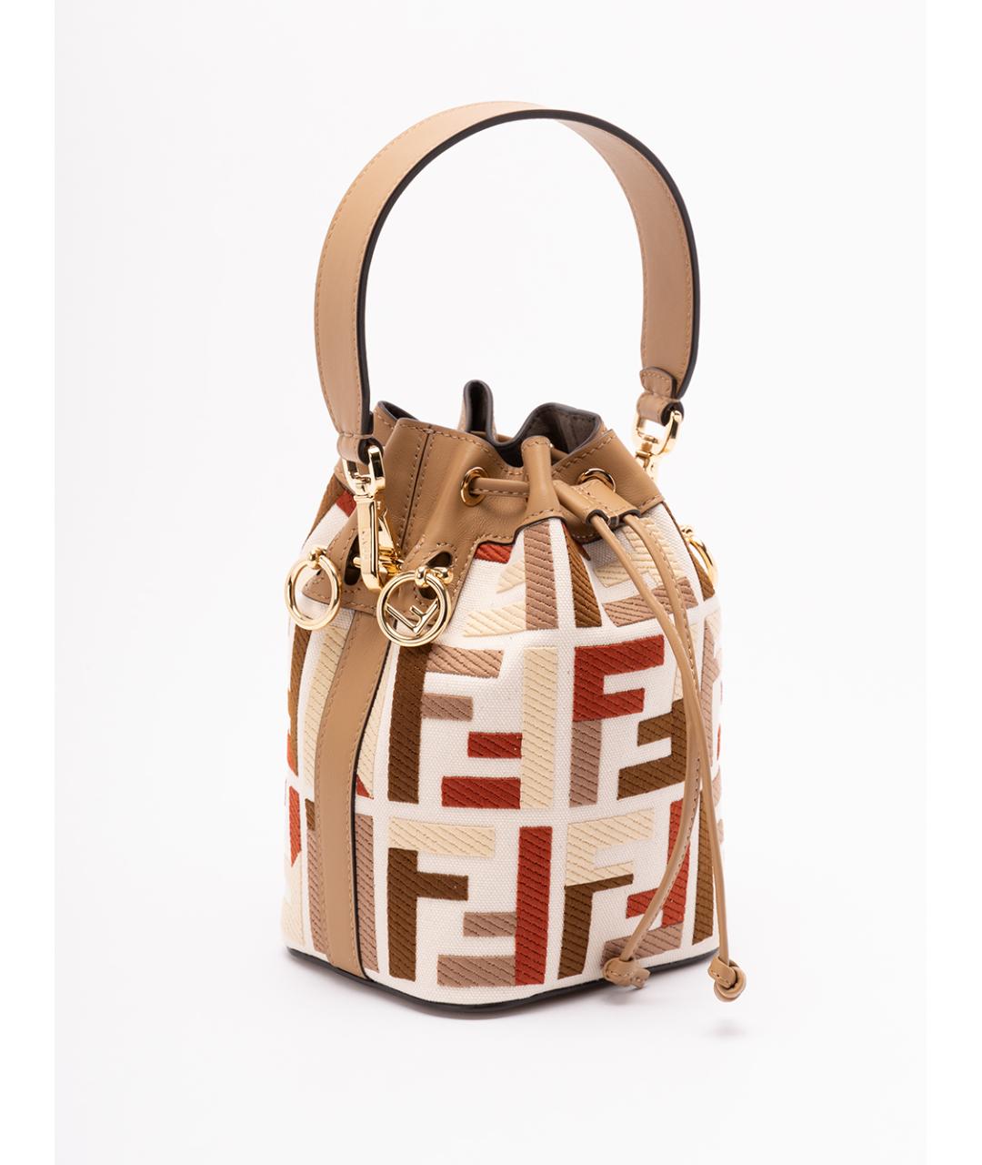 FENDI Мульти хлопковая сумка тоут, фото 3