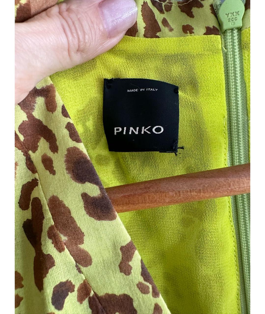 PINKO Мульти хлопковое повседневное платье, фото 3