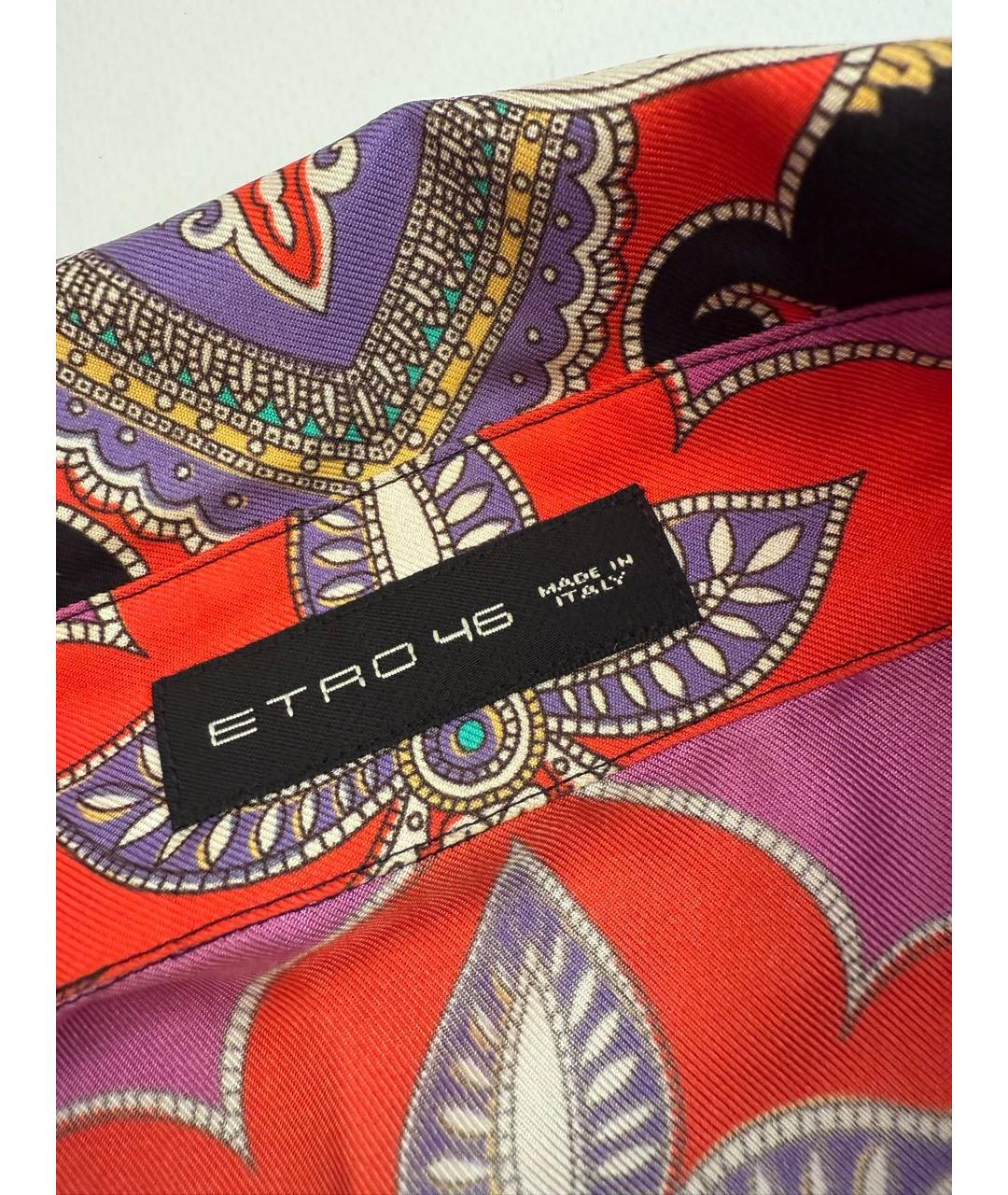 ETRO Мульти шелковая рубашка, фото 3
