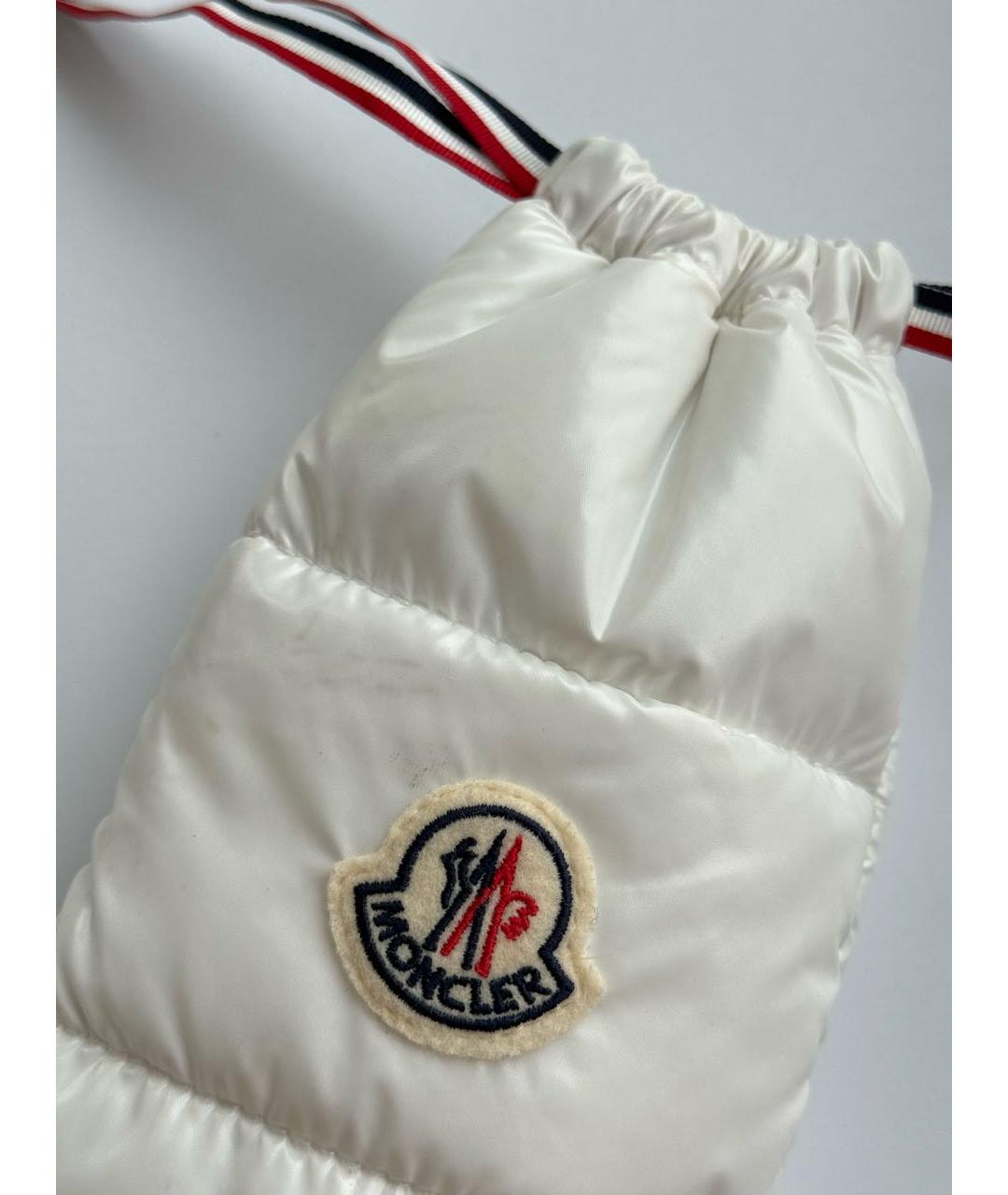 MONCLER Белые пластиковые солнцезащитные очки, фото 7