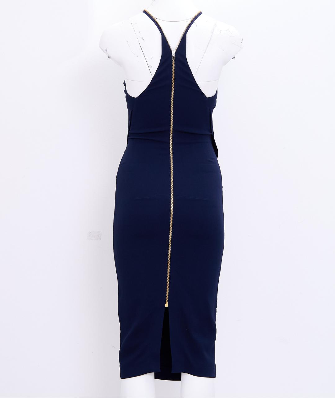 ROLAND MOURET Темно-синее повседневное платье, фото 2