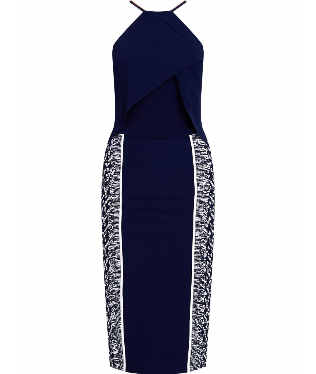 ROLAND MOURET Темно-синее повседневное платье, фото 1