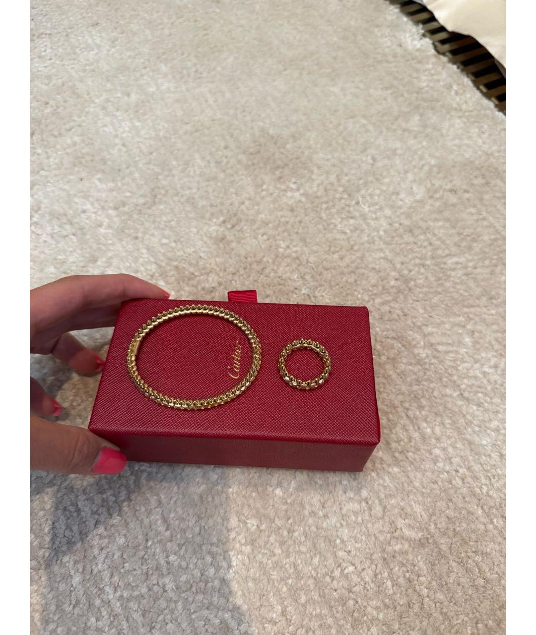 CARTIER Золотой комплект из желтого золота, фото 6