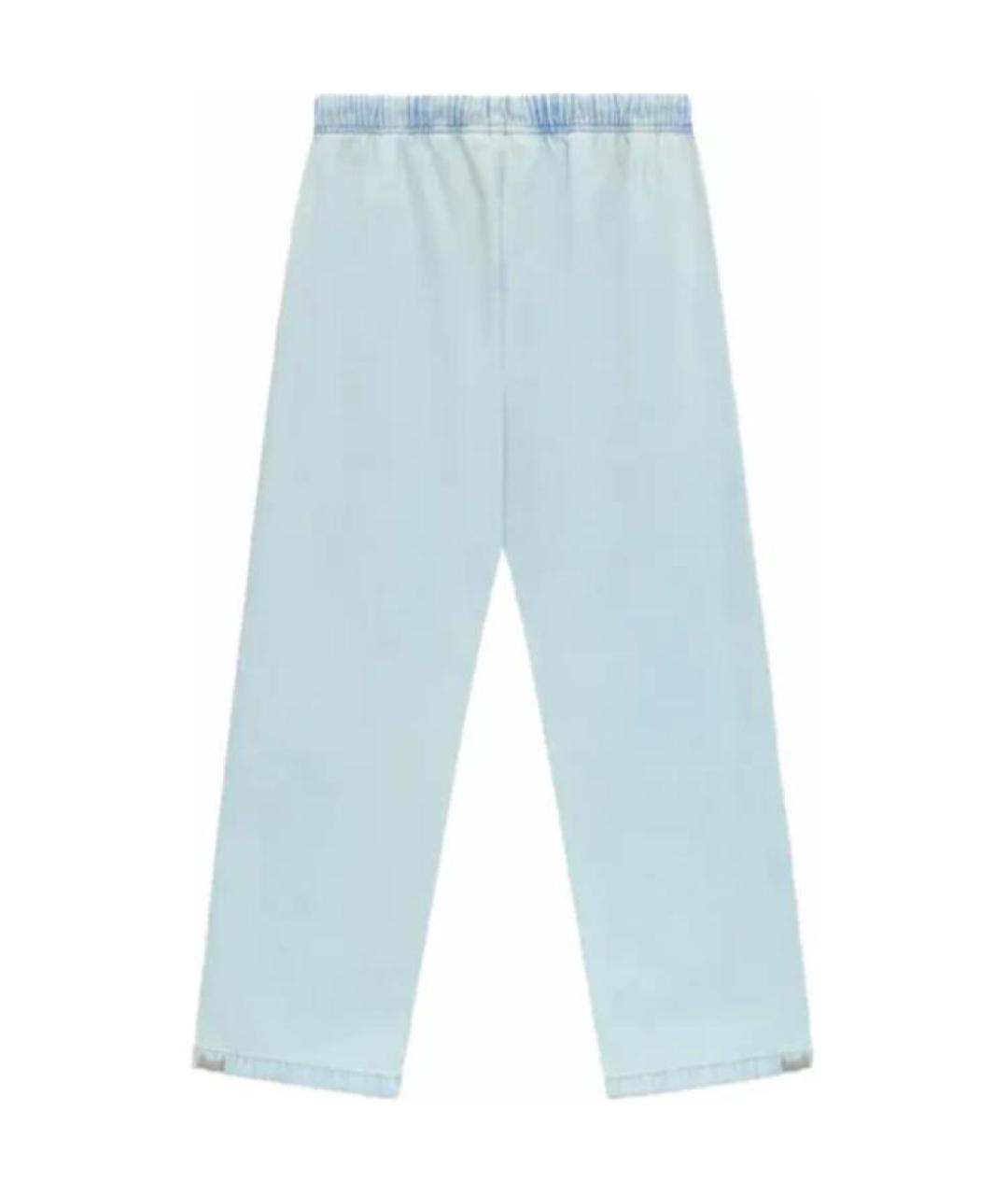 FEAR OF GOD ESSENTIALS Голубые прямые джинсы, фото 2
