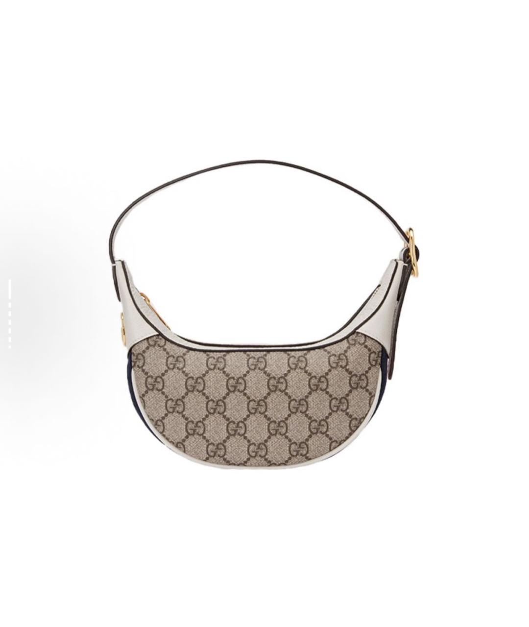 GUCCI Бежевая тканевая сумка через плечо, фото 8