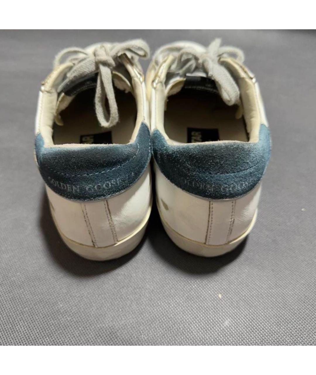 GOLDEN GOOSE DELUXE BRAND Белые кожаные кеды, фото 2
