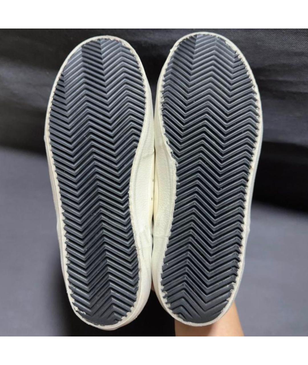 GOLDEN GOOSE DELUXE BRAND Белые кожаные кеды, фото 4