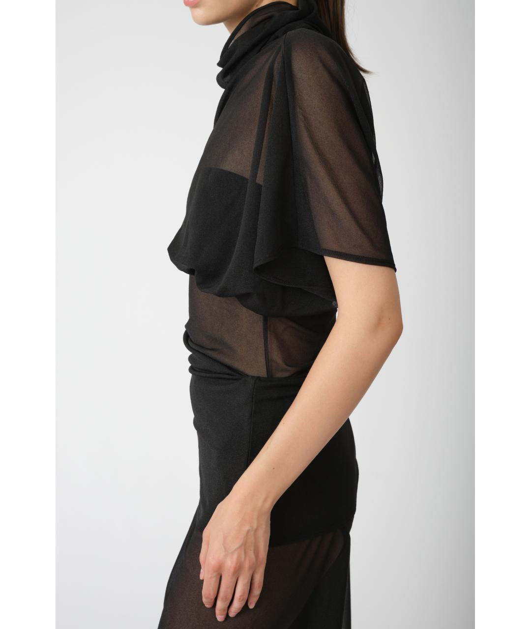 RICK OWENS Черная блузы, фото 5